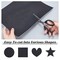 10PCS 1mm Thick Self-Adhesive Foam Sheet 8.3x11.8 Insulation Foam for Halloween Decor, Containers and Furniture Protection, Black
